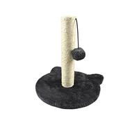 Albero per gattini con giocattolo base testa di gatto H33 cm antracite