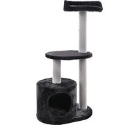 Albero Per Gatto Echo Nero 48x34x99CM