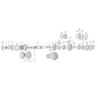 Albero Principale Andrews Per Big Twin 4 Velocità 208700 DS-199418