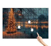 Albero Puzzle 1000 Pezzi, Paesaggio Puzzle Adulti, Giochi Educativi per la Famiglia, Divertimento Colorato Set con Scatola, Giochi Creativi per Regalo Uomo Decorazioni Casa, Regalo Bambina 6 Anni R-6
