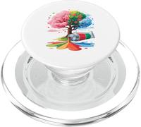 Albero Quattro Stagioni Primavera Estate Autunno Inverno PopSockets PopGrip per MagSafe
