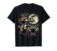 Albero Raccoon Luna Camicia Raccoon Howling At Moon Trash Panda Maglietta