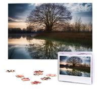 Albero Riflessione Jigsaw Puzzle 1000 Pezzi Puzzle di Legno Puzzle Immagine Personalizzata Puzzle Puzzle Personalizzato per Matrimonio Adulto