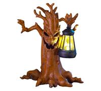 Albero Spaventoso Di Halloween - Statua Albero Spettrale Con Lanterna Solare,Decorazione Spettrale Per Giardino Patio Portico Casa Stregata Festa Vacanze