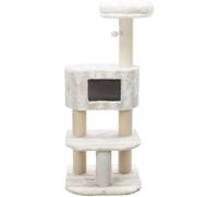 Albero tiragraffi Nelli 140 cm bianco/taupe