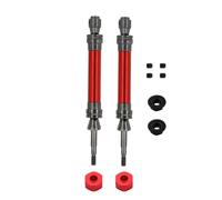 Albero Trasmissione CVD Per Traxxas Per Slash Per Rustler 1/10 Ricambi RC | Potenziamento del tuo RC car con alberi CVD acciaio, prestazioni bilanciate e facile installazione(Red,Rear)