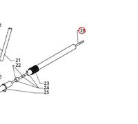 ALBERO TRASMISSIONE FLUTTUANTE RIGIDO C48 DECESPUGLIATORE BLUE BIRD