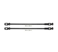 Albero Trasmissione Parti Per Lcg Rig Sportys Per Scaler Gspeed Per Capra Per Scx10 Pro Per Element Diy 1/10 Rc Crawler Albero Cardanico In Acciaio Inossidabile 68-229 Mm CVD(Black,2PCS)