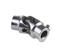 albero trasmissione Per CHEVROLET Universale Cromato Doppio Sterzo Accessori Giunto Albero 3/4 "DD X 3/4"-36 Spline U-Joint Accoppiatore(Silvery)