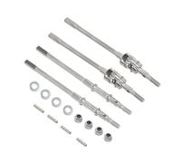 Albero Trasmissione Per RC 1/10 Per Axial SCX10-II 90046 90047 Per JEEP Per Wrangler CVD Albero Trasmissione Dogbone Heavy Duty Universal AR44 Assale Anteriore E Posteriore Kit Semiasse(Silver 1 set)