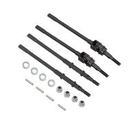 Albero Trasmissione Per RC 1/10 Per Axial SCX10-II 90046 90047 Per JEEP Per Wrangler CVD Albero Trasmissione Dogbone Heavy Duty Universal AR44 Assale Anteriore E Posteriore Kit Semiasse(Black 1 set)