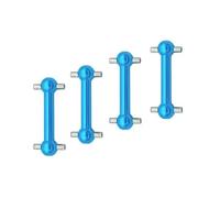 Albero Trasmissione RC Compatibile Con Tamiya TT02D TT02S Per TT-02 1/10 RC Crawler Vehicle Car Upgrade Modifica Parte 4 Pezzi Albero Di Trasmissione Dog Bone(Blue)