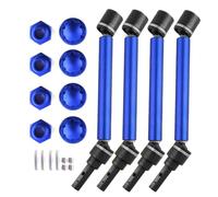 Albero Trasmissione RC Per Traxxas 2.0 V2 89076-4 Per WideMaxx 8996X 1/10 RC Car Upgrade Parts 4 Pezzi Albero Di Trasmissione Esteso CVD Con Esagono Ruota(Blue)