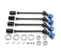Albero Trasmissione RC Per Traxxas Per Maxx Per Widemaxx 89086-4 8996x 1:10 Modelli Di Auto RC Parti Aggiornamento Metallo Kit CVD Con Albero Di Trasmissione Esteso In Acciaio(Black2)