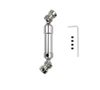 Albero Trasmissione RC Per WLtoys 12428 12423 1/12 RC Car Per Buggy Parts 1PC 80mm Metallo Posteriore CVD Albero Di Trasmissione Accessori Di Aggiornamento(Silver)