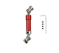 Albero Trasmissione RC Per WLtoys 12428 12423 1/12 RC Car Per Buggy Parts 1PC 80mm Metallo Posteriore CVD Albero Di Trasmissione Accessori Di Aggiornamento(Red)
