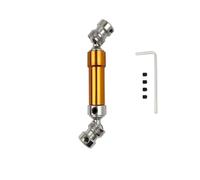 Albero Trasmissione RC Per WLtoys 12428 12423 1/12 RC Car Per Buggy Parts 1PC 80mm Metallo Posteriore CVD Albero Di Trasmissione Accessori Di Aggiornamento(Yellow)