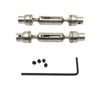 Albero Trasmissione RC Per WPL C64 C74-1 JA11 1/16 RC Car Accessori Aggiornamento In Metallo Albero Di Trasmissione Anteriore E Posteriore Modificato(Silver)