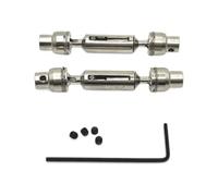 Albero Trasmissione RC Per WPL C64 C74-1 JA11 1/16 RC Car Parts Accessori In Metallo Per L'aggiornamento E La Modifica Degli Alberi Trasmissione Anteriori E Posteriori(Silver)