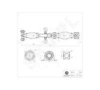 Albero Trasmissione Sospensione Cardanica Post. SX Per VW Crafter 30-35 30-50
