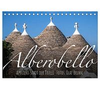 Alberobello - Apuliens Stadt der Trulli (Tischkalender 2026 DIN A5 quer), CALVENDO Monatskalender: Ein Streifzug durch die magische Altstadt von Alberobello.