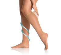 alber's SALUS CURVY 40 - Pack da 5 | Gambaletto Donna Riposante a Compressione Graduata, Bordo Largo Comfort, per Gambe Formose, Semi-Opaco 40 DEN | Taglia Unica (36-41) | Col. Nature