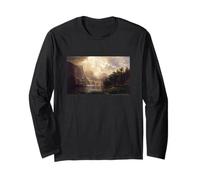 Albert Bierstadt Among The Sierra Nevada, California Maglia a Manica