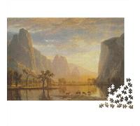 Albert Bierstadt Puzzle museo Per Giovani 1000 Pezzi, Gioco Educativo Per Famiglie, arte Rompicapo in Legno Souvenir Regali, Impegnativo Puzzles opere d'arte famose nel mondo