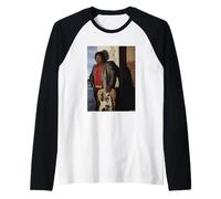 Albert Collins Chitarrista Blues Americano di Michael Grecco Maglia con Maniche Raglan