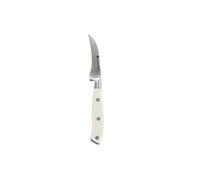 Albert de Thiers - L'Irresistible - Coltello a becco d'uccello 6,5 cm - Lama in acciaio inossidabile 3CR13 - Manico in ABS bianco con 3 rivetti - Elegante finitura opaca - Consegnato su carta - 70 x