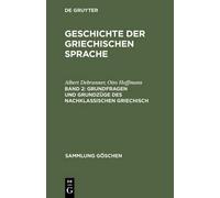 Albert Debrunner Grundfragen Und Grundzüge Des Nachklassisch (Copertina rigida)