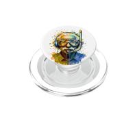 Albert E Indossare ARA Gear E Cuffie EDM Rave Art PopSockets PopGrip per MagSafe