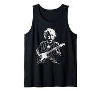 Albert E. Scienziato Fisico Suonare Chitarra Design Canotta