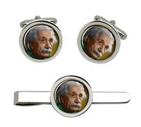 Albert Einstein Gemelli E Fermacravatta Set