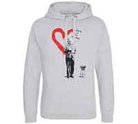 Albert Einstein Love is Answer - Felpa con cappuccio unisex Multicolore XL
