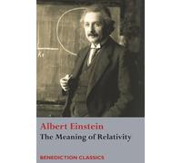 Albert Einstein Meaning of Relativity (Copertina rigida)