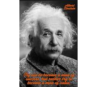 Albert Einstein - Motivational and inspirational notebook with positive affirmations; funny joke gift for the friends, coworkers, bosses and employees