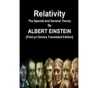 Albert Einstein Relativity The Special and General Theory By ALBERT (Tascabile)