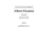 Albert Einstein The Collected Papers of Albert Einstein, Volume 7 (E (Tascabile)