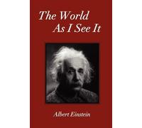Albert, Einstein The World As I See It (Tascabile)