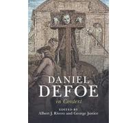 Albert J. Rivero Daniel Defoe in Context (Copertina rigida)