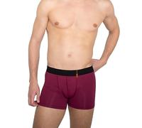 ALBERT KREUZ Boxer Aderente da Uomo in Microfibra Morbidissima Viola Bordeaux, Taglia XXL
