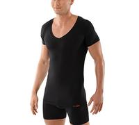 ALBERT KREUZ Deep-V - Canottiera intima da uomo in cotone biologico a maniche corte