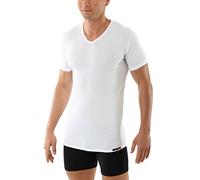 ALBERT KREUZ Maglietta Intima 100% Puro Cotone Biologico con Maniche Corte e Scollo a v - Bianca Berlin Taglia 06/L