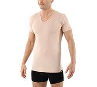 ALBERT KREUZ Maglietta Intima Invisibile Scollo a v Maniche Corte 100% Cotone Biologico Taglia XL
