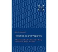 Albert L Hammond Proprieties and Vagaries (Tascabile)