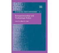 Albert N. Link Entrepreneurship and Technology Policy (Copertina rigida)