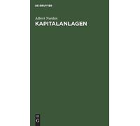 Albert Norden Kapitalanlagen (Copertina rigida)