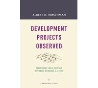 Albert O. Hirschman Development Projects Observed (Tascabile) Brookings Classic