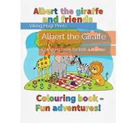 Albert the Giraffe: Colouring book for kids 4-6 years
